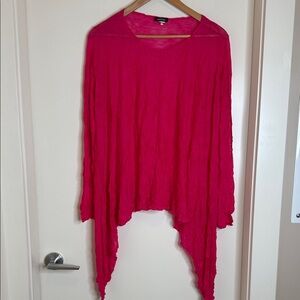 Kerisma Vibrant Pink Crinkle-Texture Top (B)